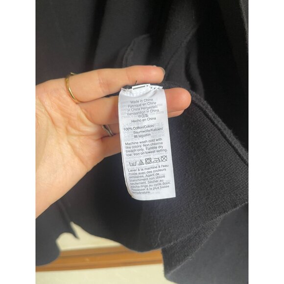 J. Crew Factory Vanessa XXS Black Knit Cardigan Coatiagan Jacket AN051 - Picture 7 of 10